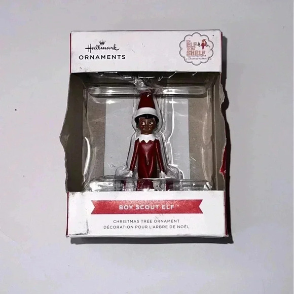 2022 HALLMARK ORNAMENT ELF ON THE SHELF  BOY SCOUT ELF  NEW - Picture 1 of 5
